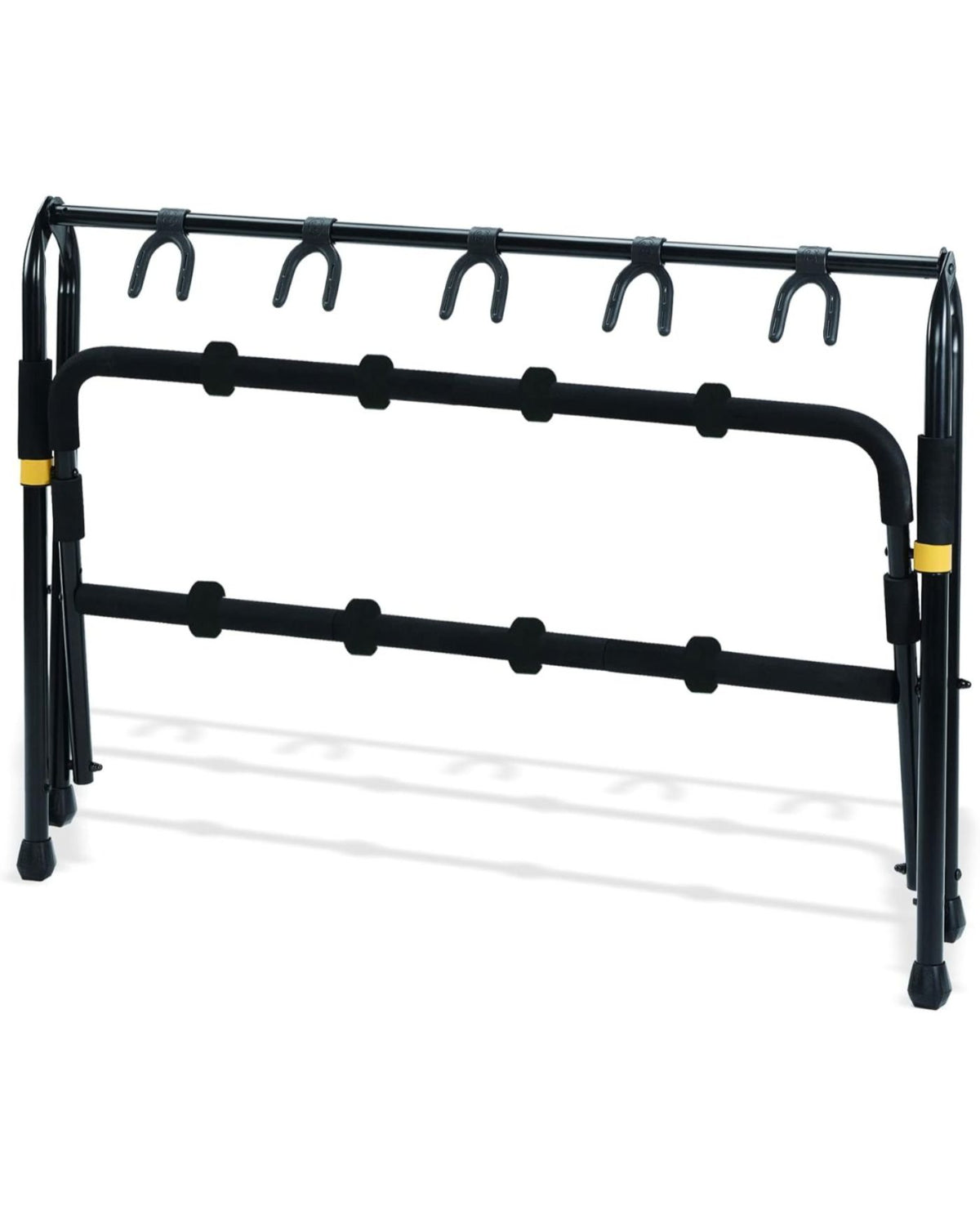 Hercules Stands GS525B PLUS 5-pc Guitar Display Rack w/casters