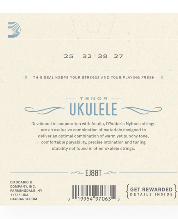 D&#39;Addario Tenor Ukulele Nyltech EJ88T