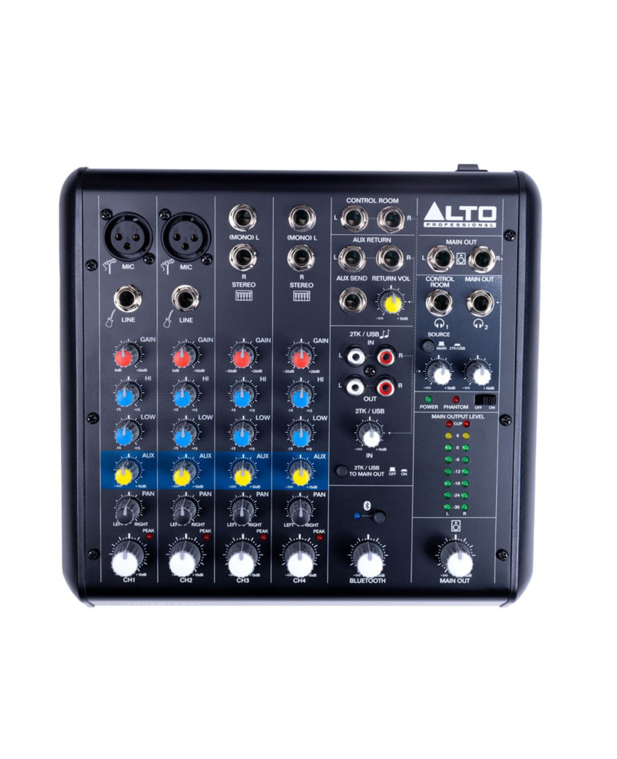 Alto Professional TrueMix 600 Portable 6-Channel Analog Mixer with USB &amp; Bluetooth