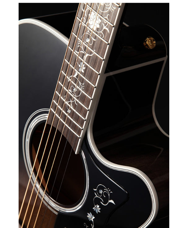 Takamine EF450CTTTBB NEX Cutaway Guitar – Brown Burst - Guitar Gallery