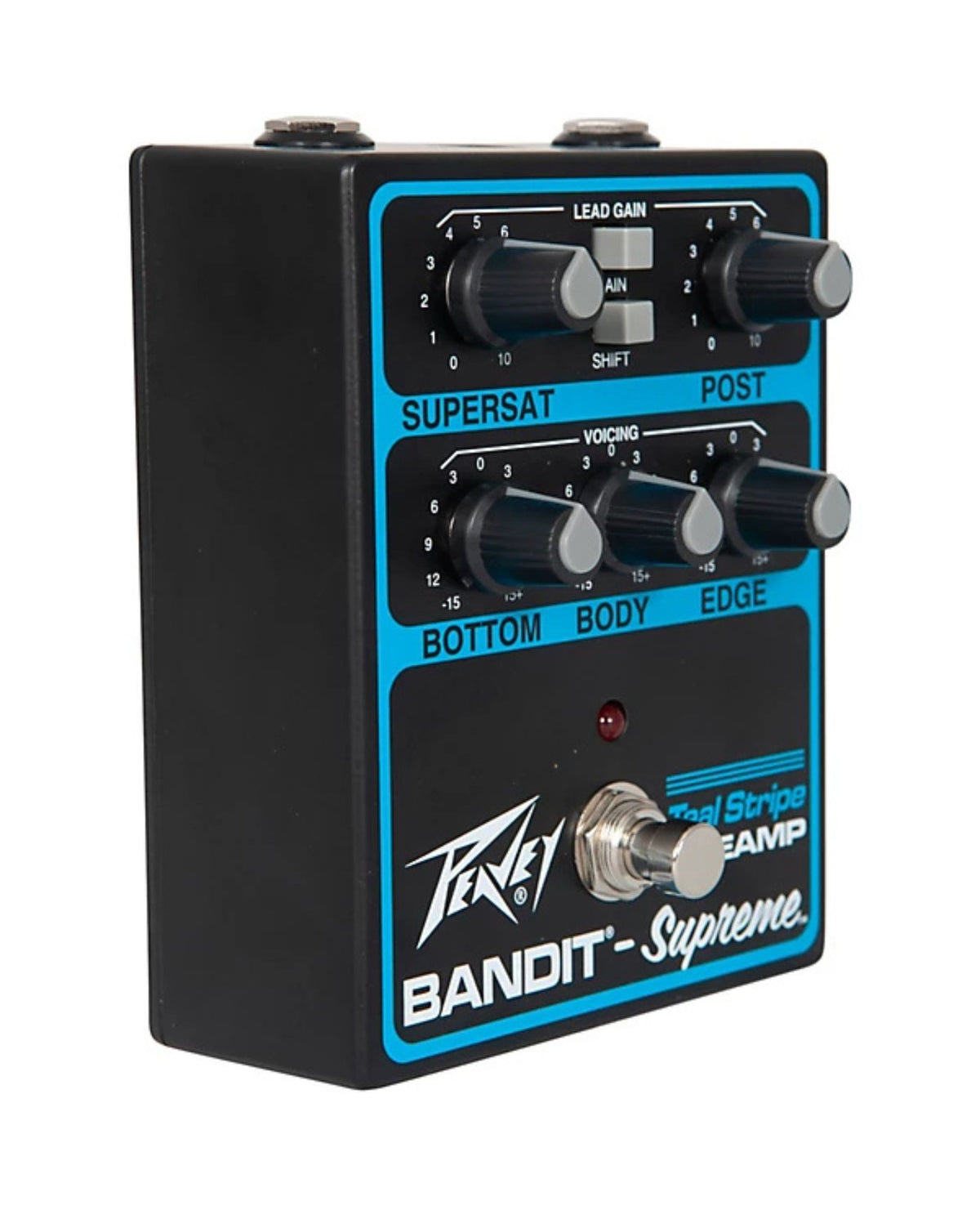 Peavey Bandit Supreme Teal Stripe Preamp Pedal