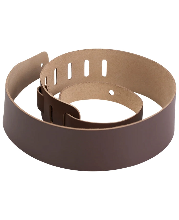 Levy M26-BRN Streamline Leather Guitar Strap - Brown Finish