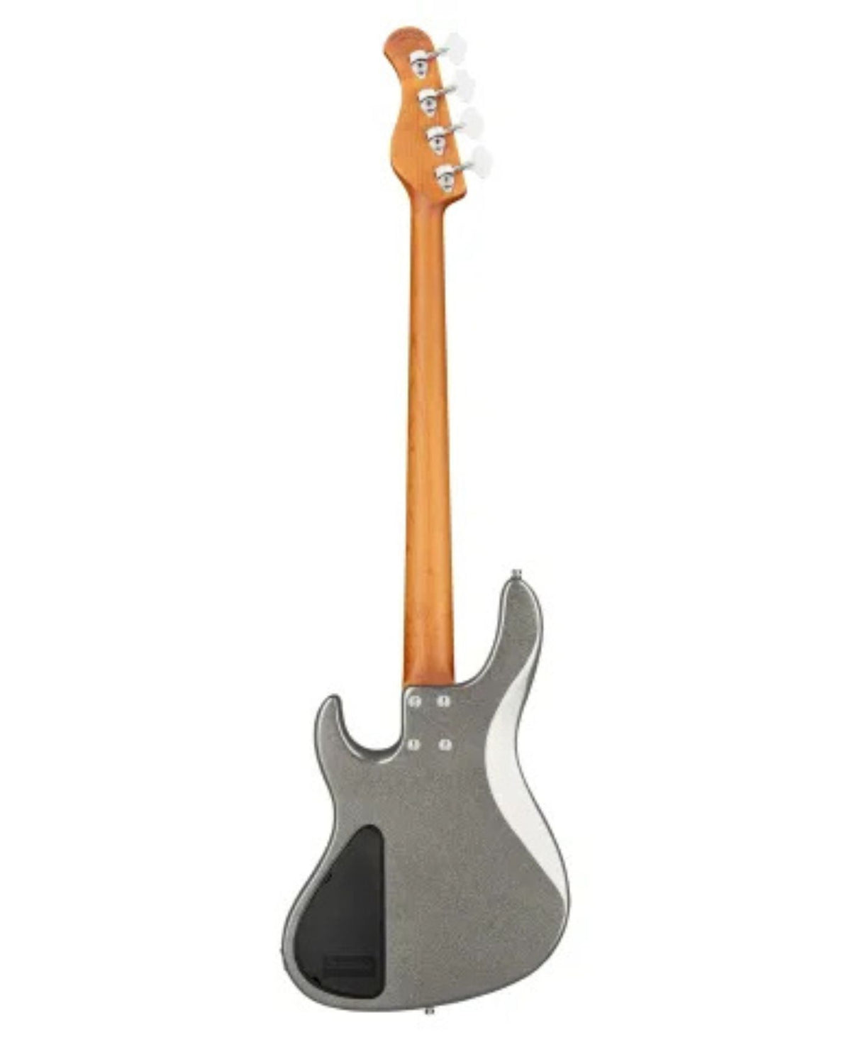 Sadowsky MetroExpress 24-Fret Modern Bass, Morado Fingerboard, 4-String – Solid Silver Metallic High Polish