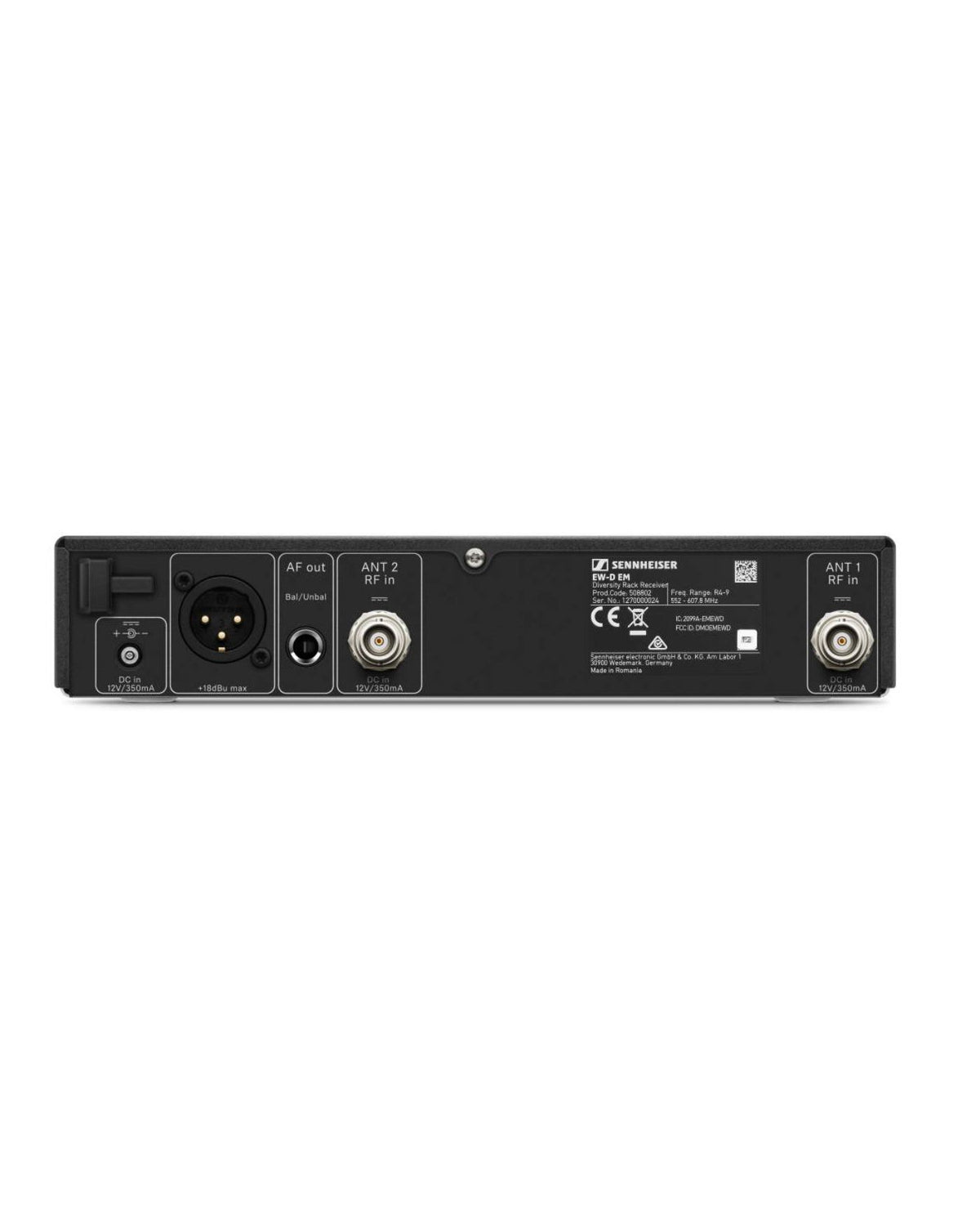 Sennheiser EW-D SKM-S Base Set (S1-7) – Wireless Handheld System Without Capsule, 606.2–662MHz