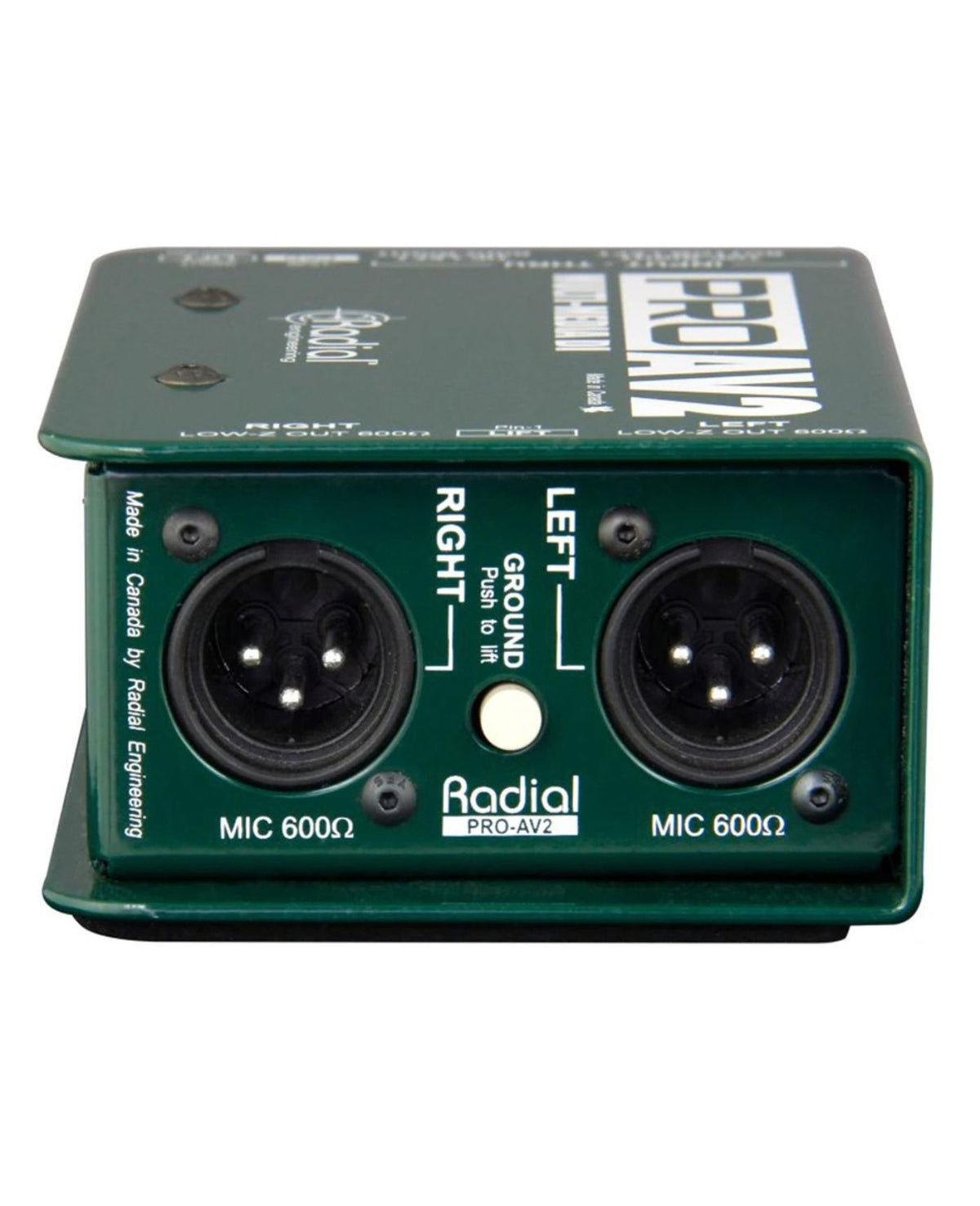Radial ProAV2 Two-Channel Passive Stereo Multimedia DI