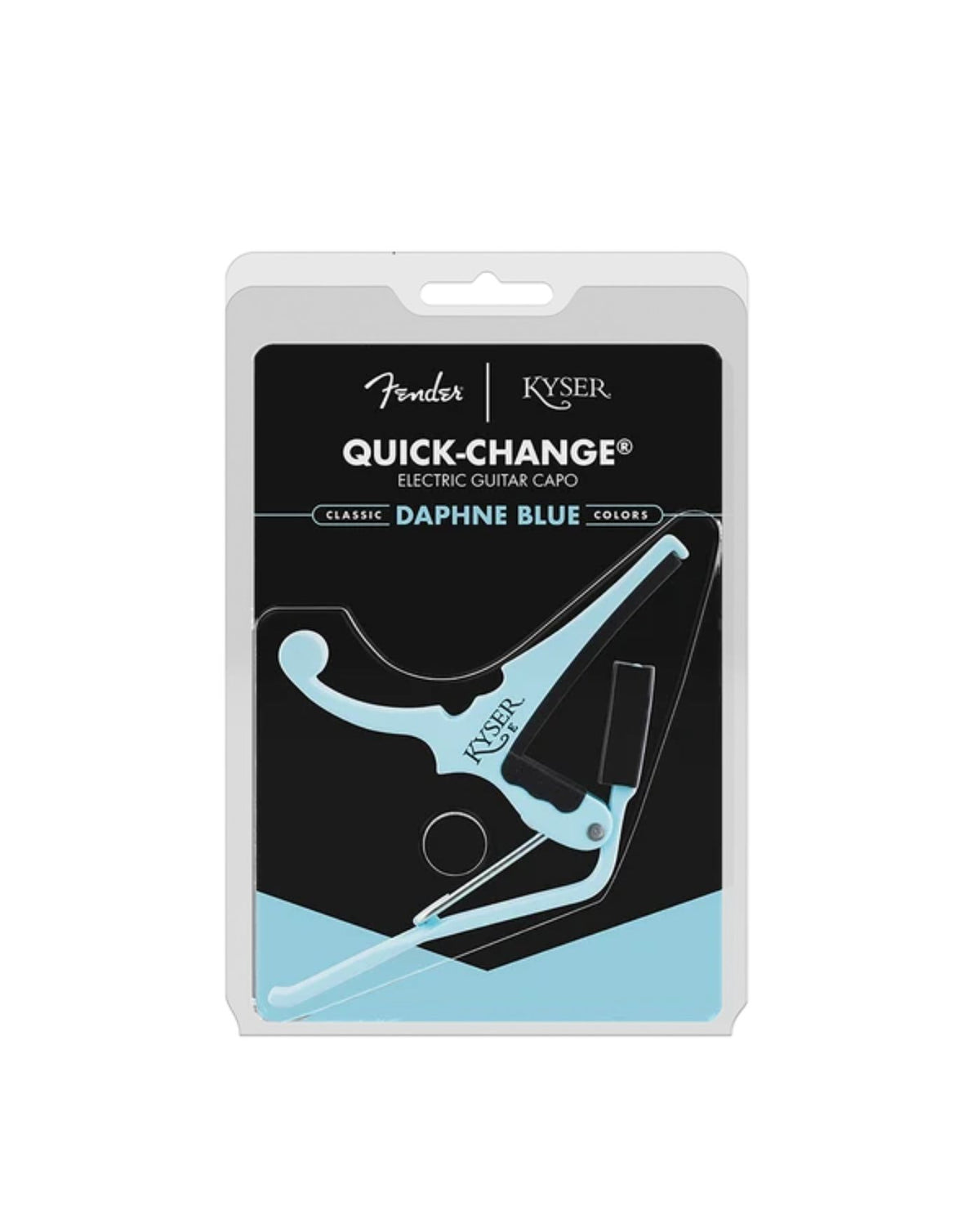 Fender® x Kyser® Electric Guitar Capo – Daphne Blue