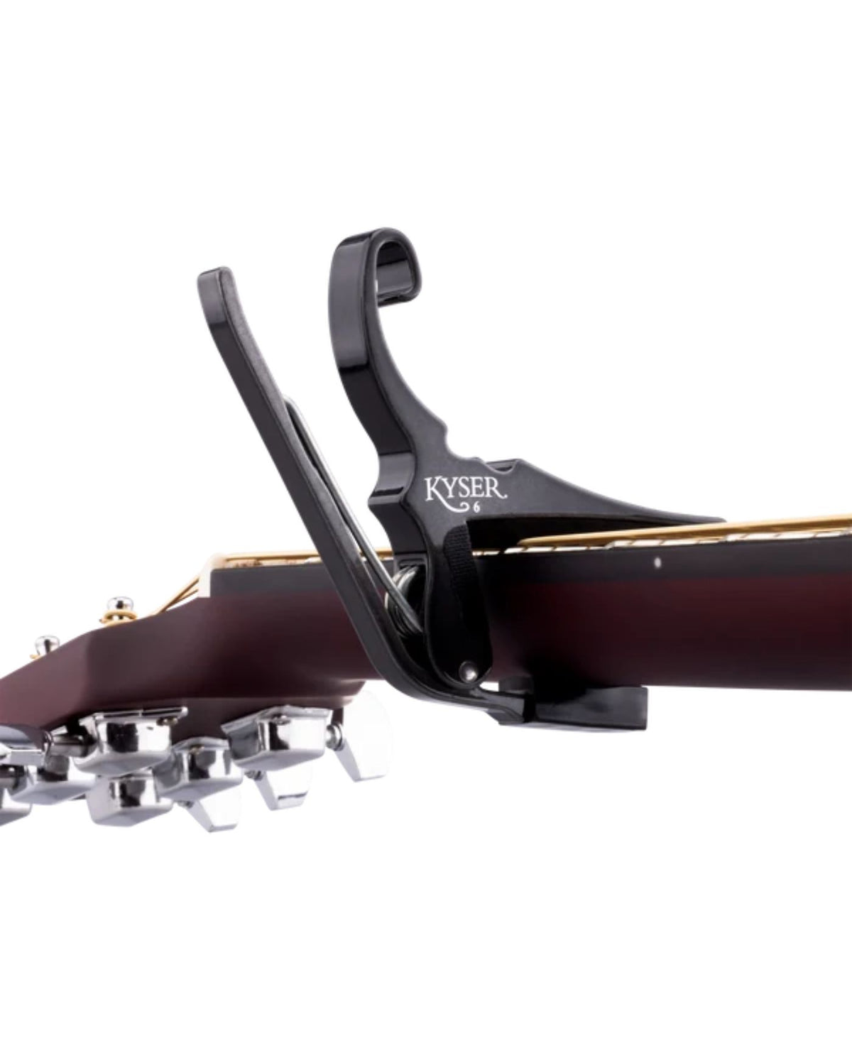 Kyser KG6BC Quick Change 6-String Acoustic Guitar Capo – Black Chrome