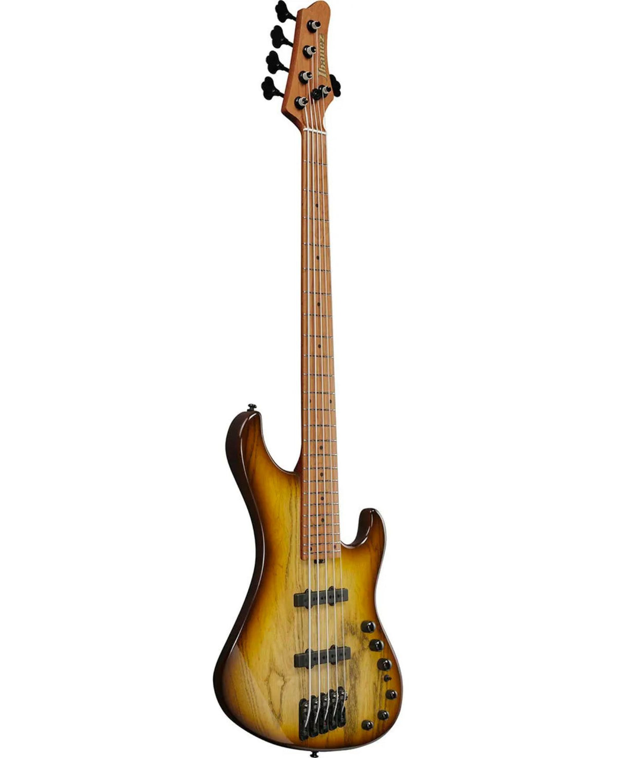 Ibanez MDM Mode Series MDM1305 5-String Electric Bass Guitar Natural Stained Amber Burst