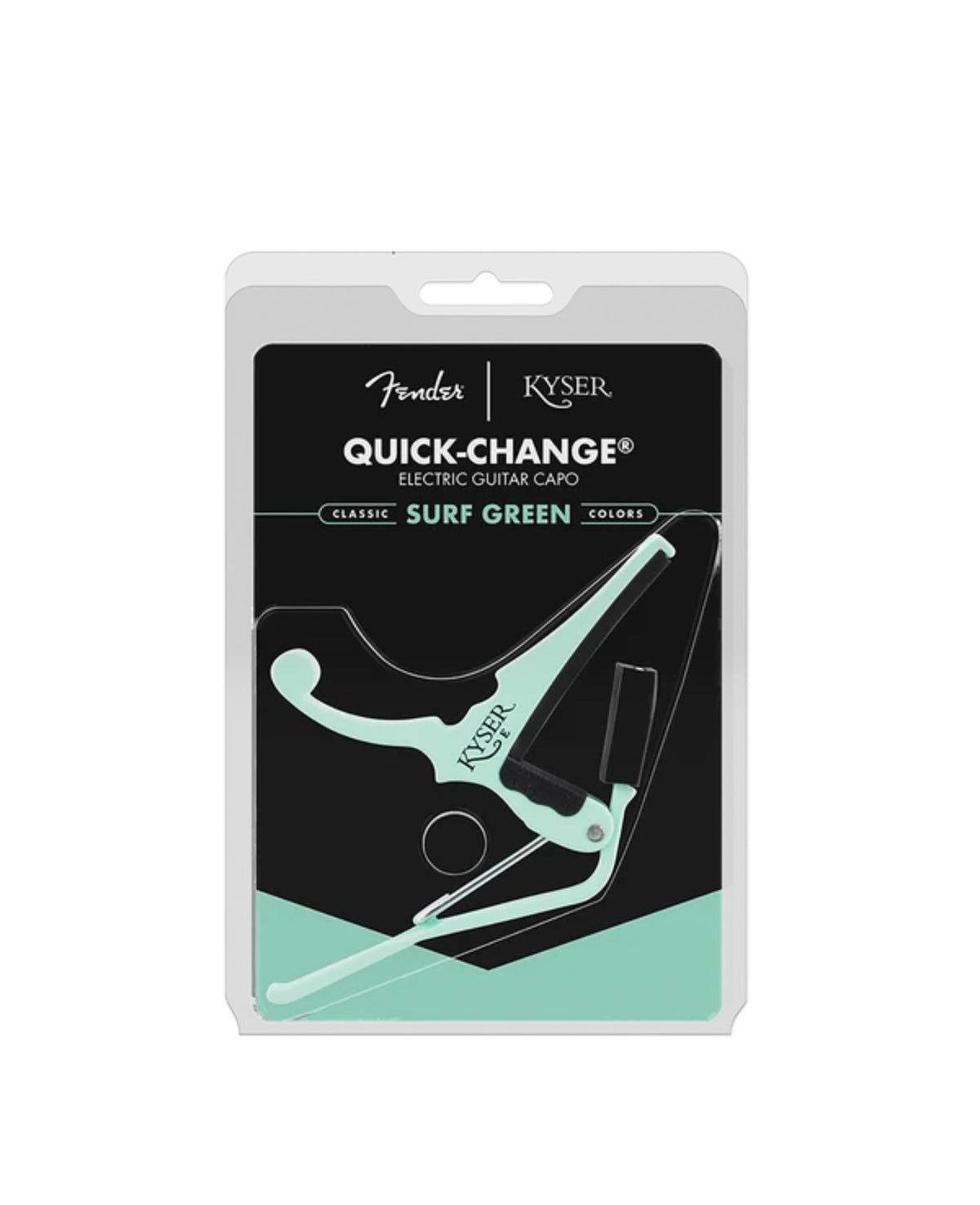 Fender® x Kyser® Electric Guitar Capo – Surf Green