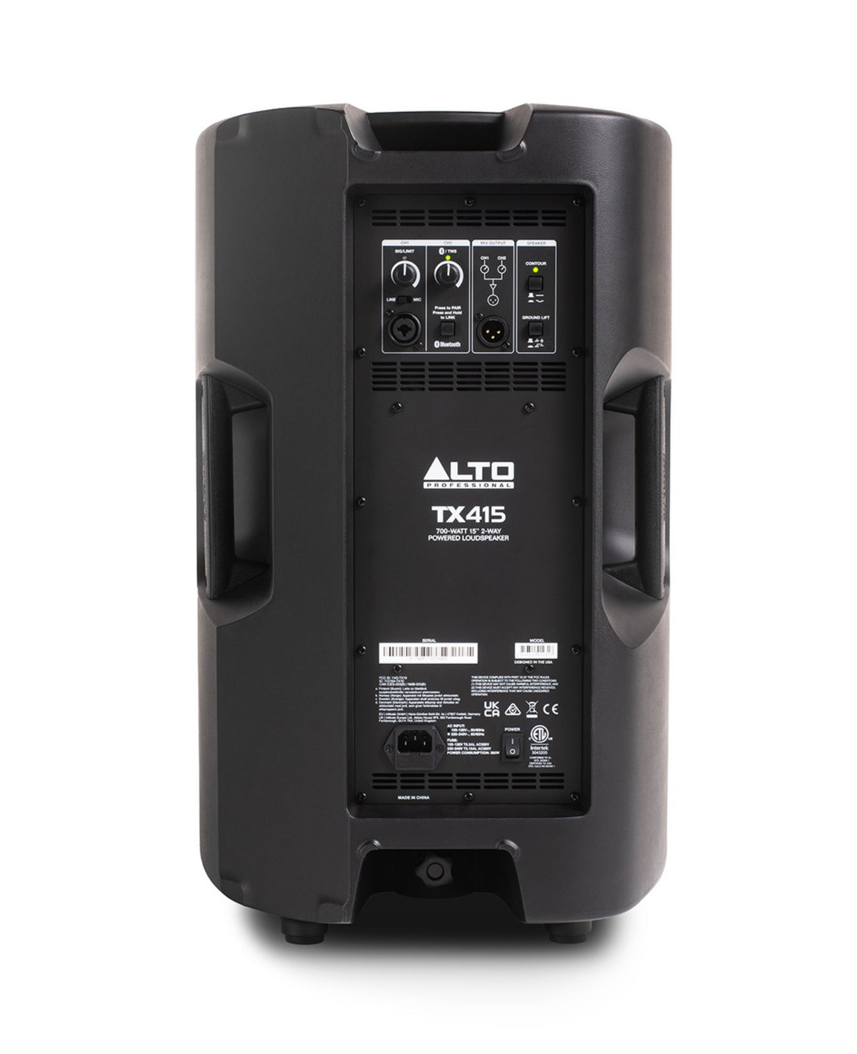Alto Professional TX415 700W 2-Way 15" Powered Loudspeaker with Bluetooth