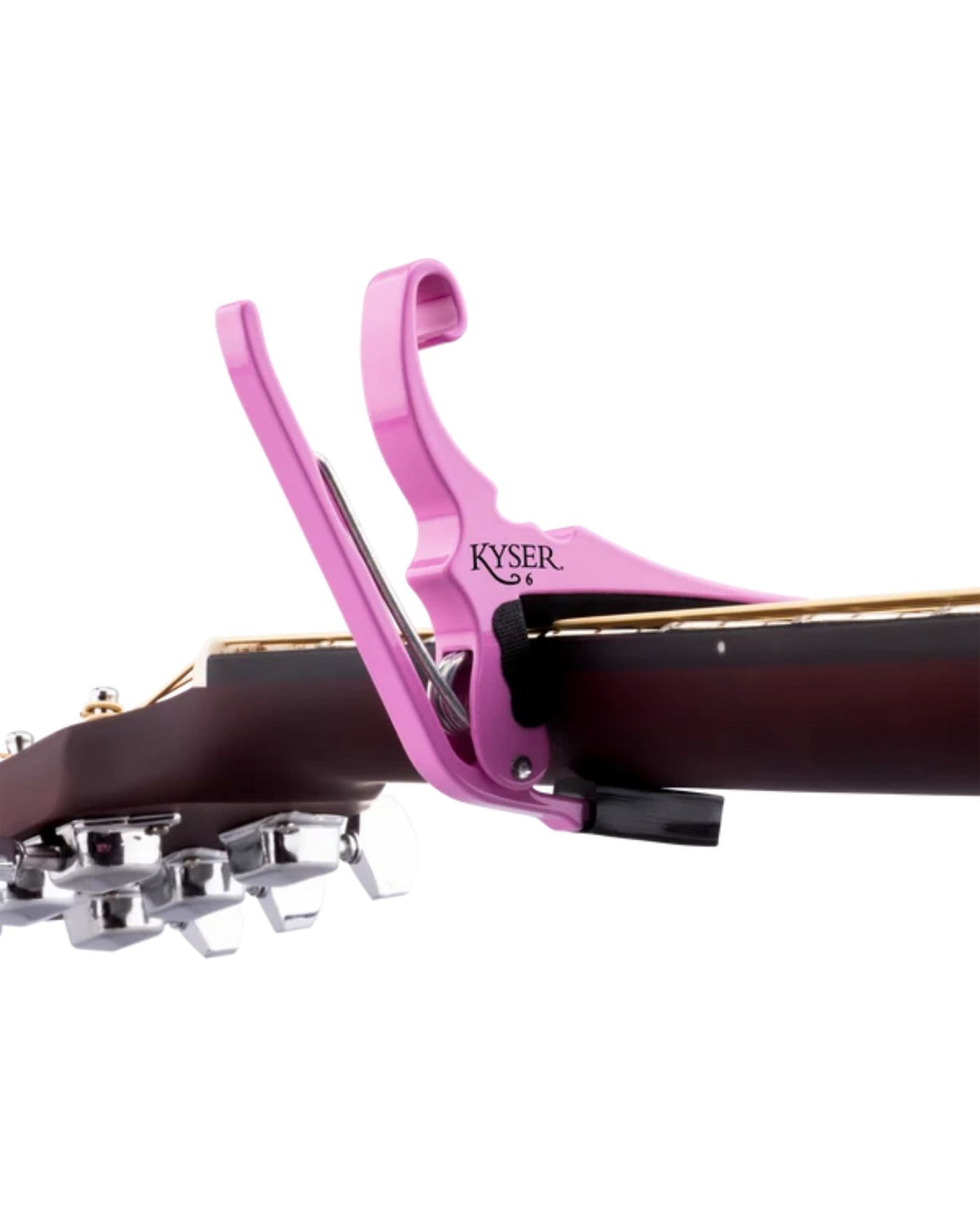 Kyser KG6PR Quick-Change 6-String Acoustic Guitar Capo – Pink Revival