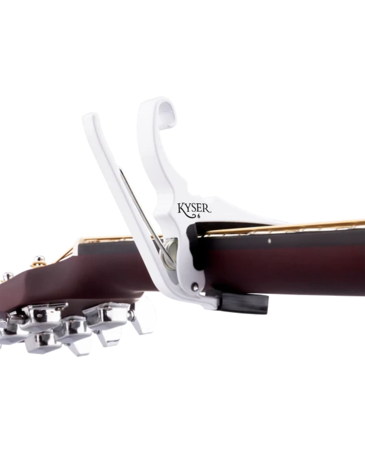 Kyser Quick-Change Capo 6-String Acoustic Guitars – White