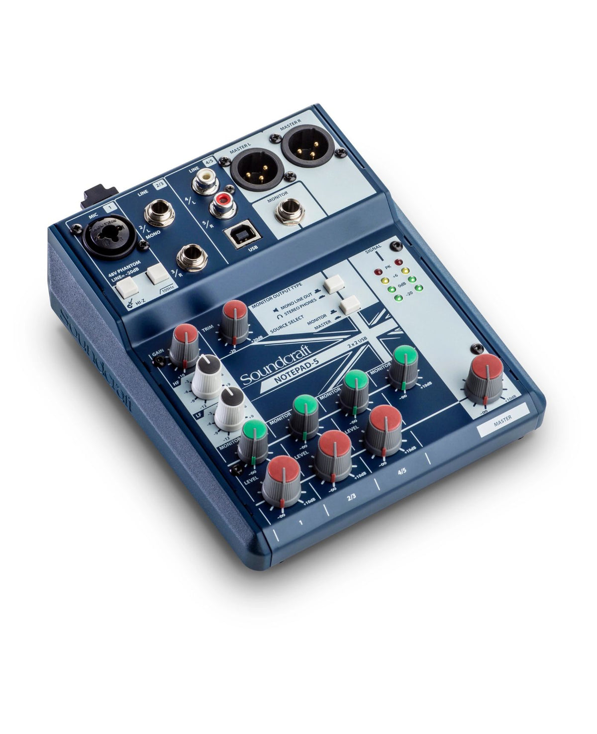 Soundcraft Notepad-5 5-Channel Desktop Mixer with USB