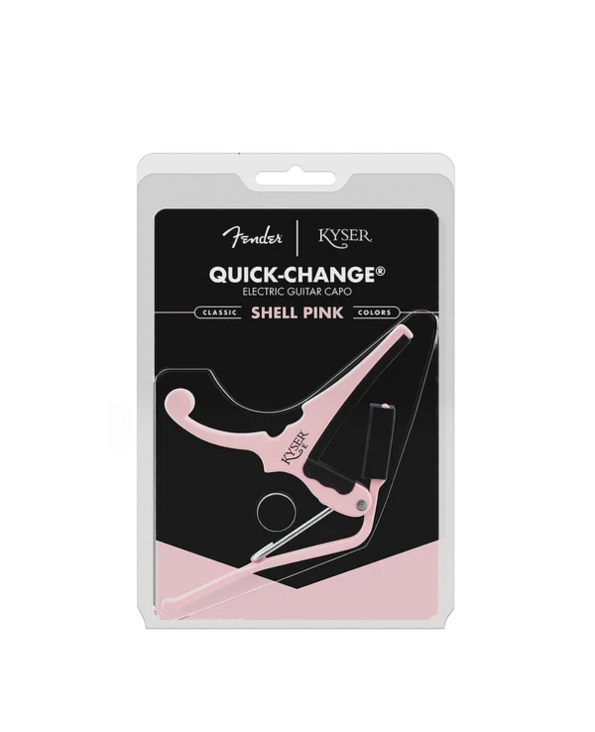 Fender® x Kyser® Electric Guitar Capo – Shell Pink