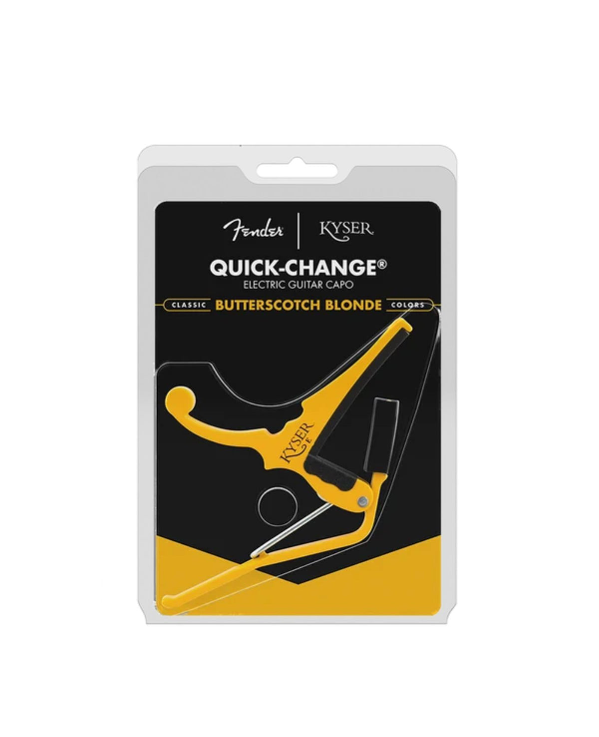 Fender® x Kyser® Electric Guitar Capo – Butterscotch Blonde