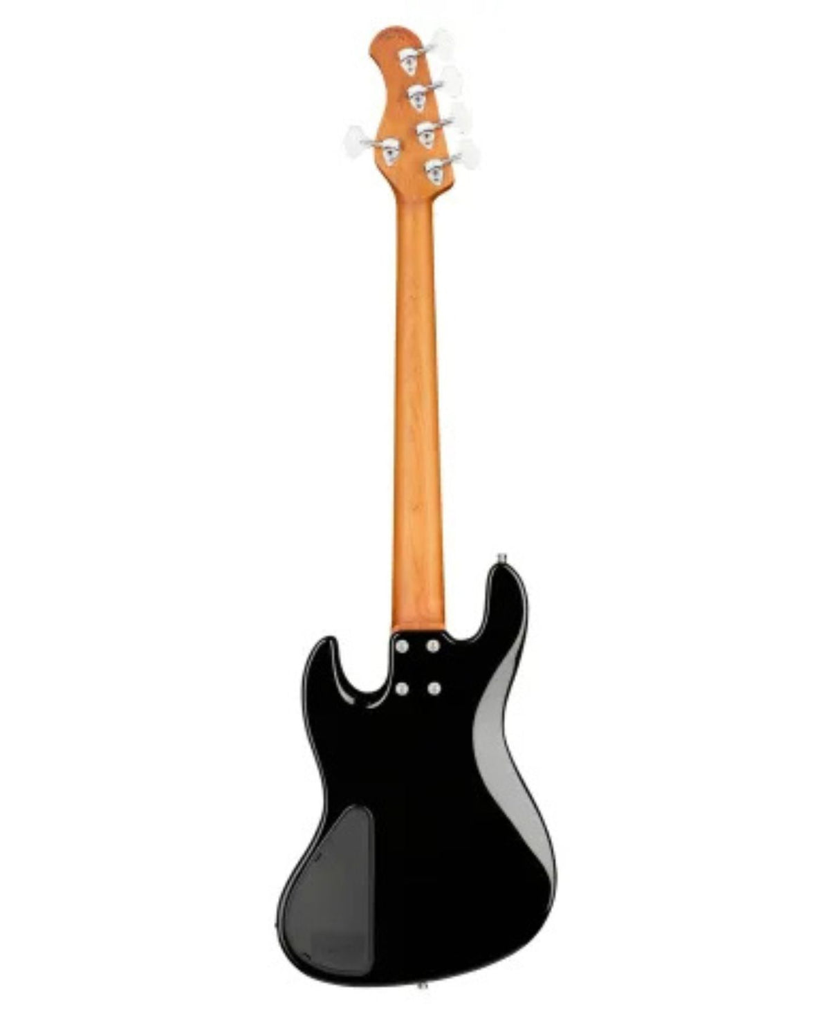 Sadowsky MetroExpress 21-Fret Vintage M/J Bass – Roasted Maple Fingerboard – 5-String – Solid Black High Polish