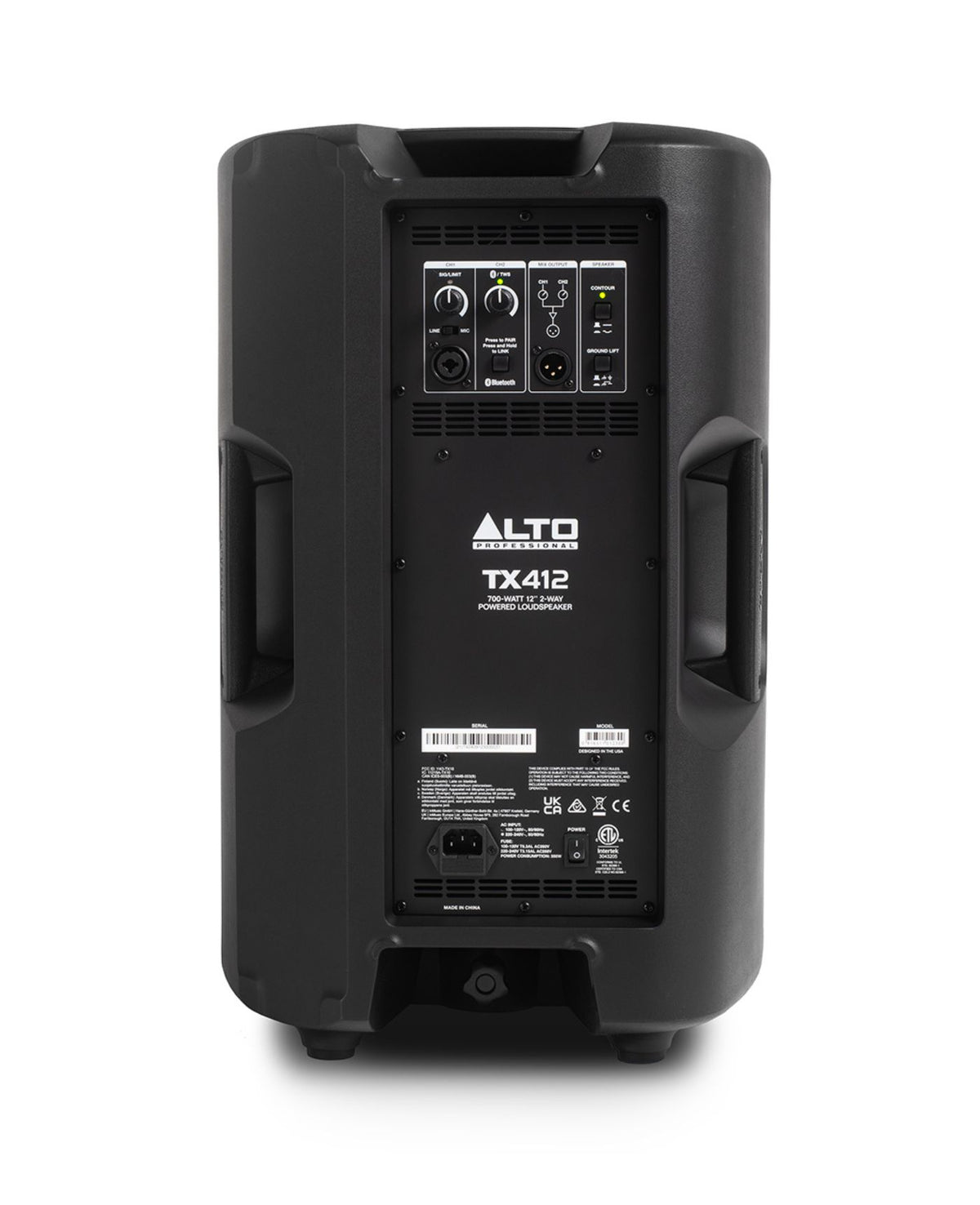 Alto Professional TX412 700W 2-Way 12" Powered Loudspeaker with Bluetooth