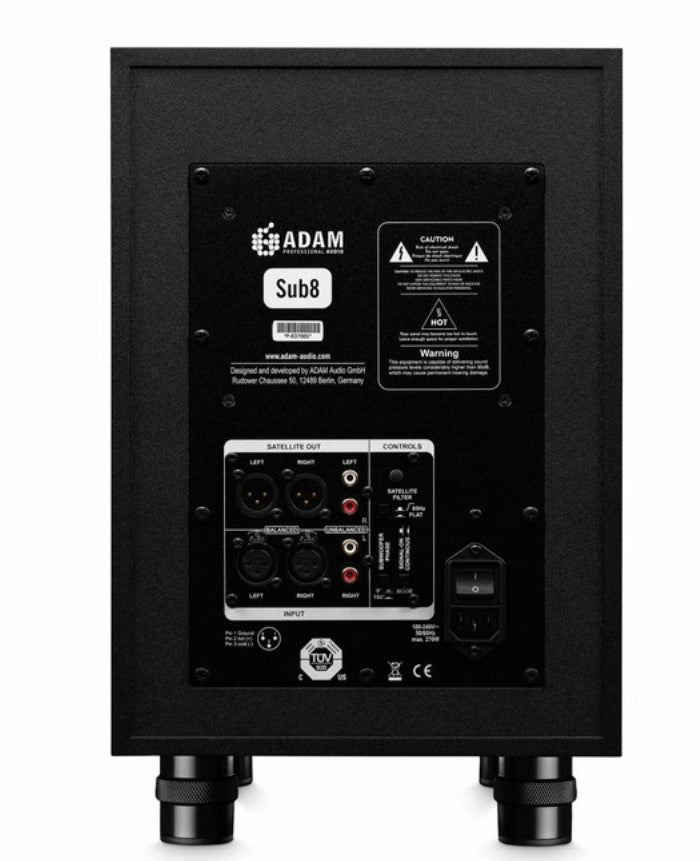 ADAM Audio Sub8 8.5" Powered Studio Subwoofer