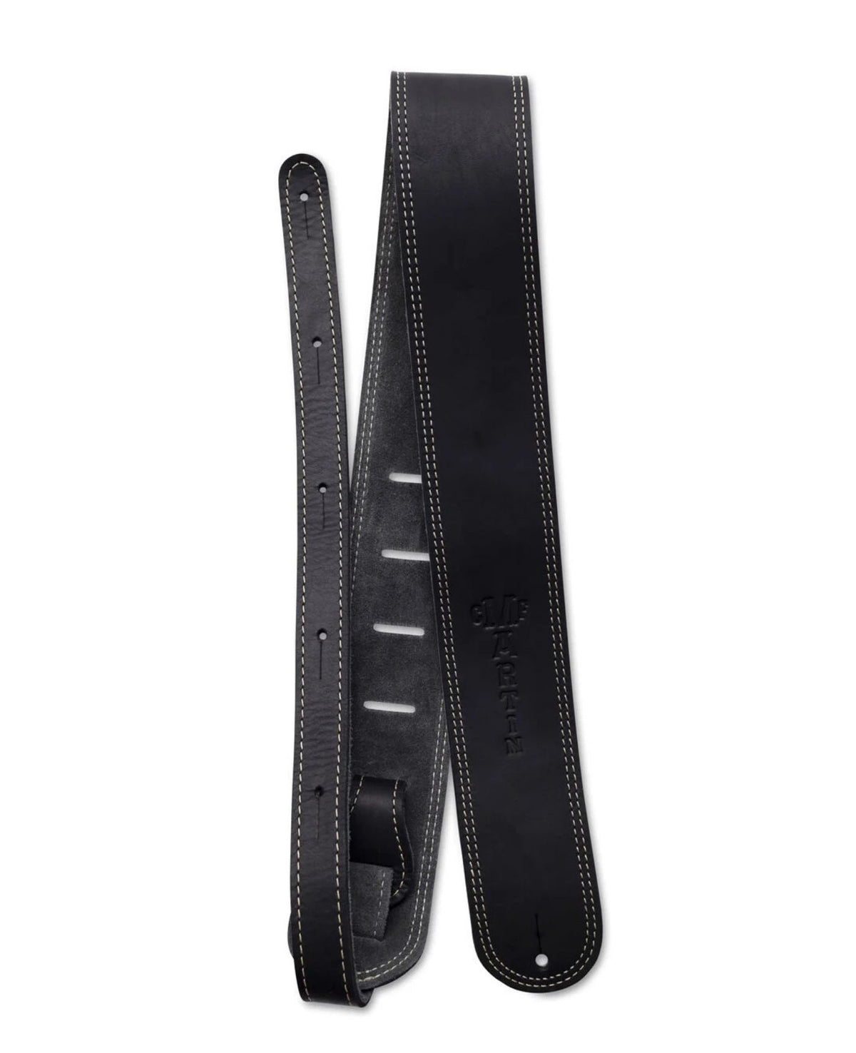Martin Ball Glove Leather Guitar Strap - Black