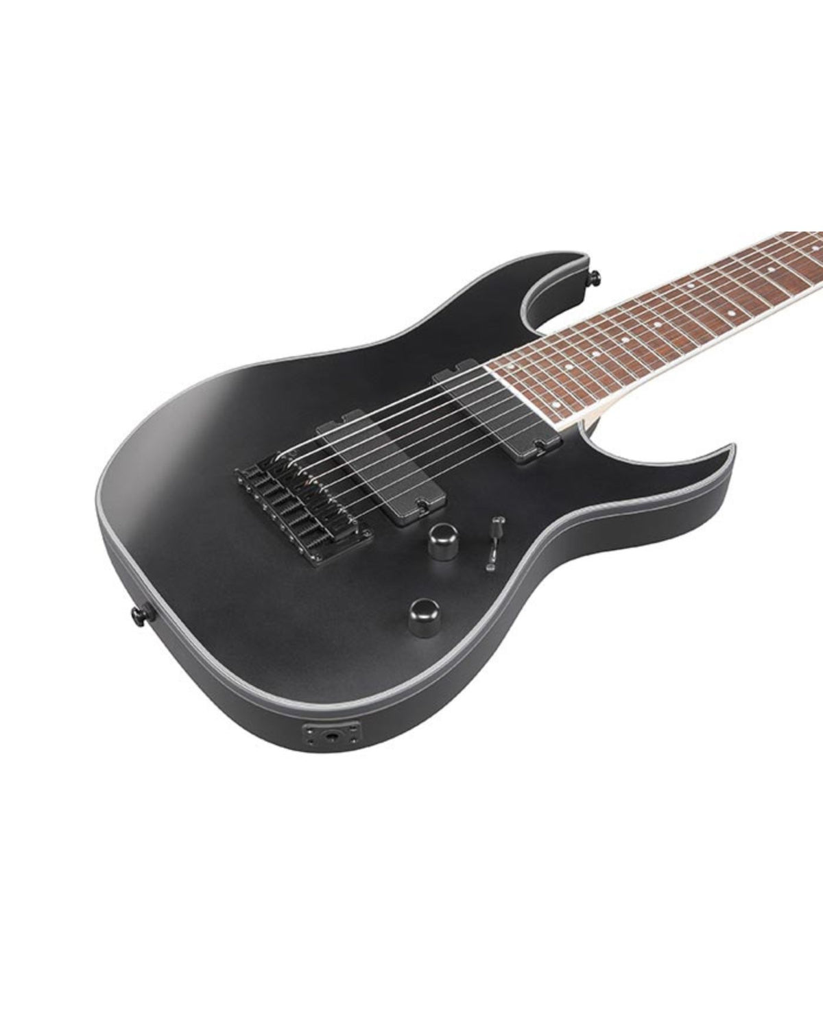 Ibanez RG8EX Solidbody 8-String Electric Guitar, Black Flat