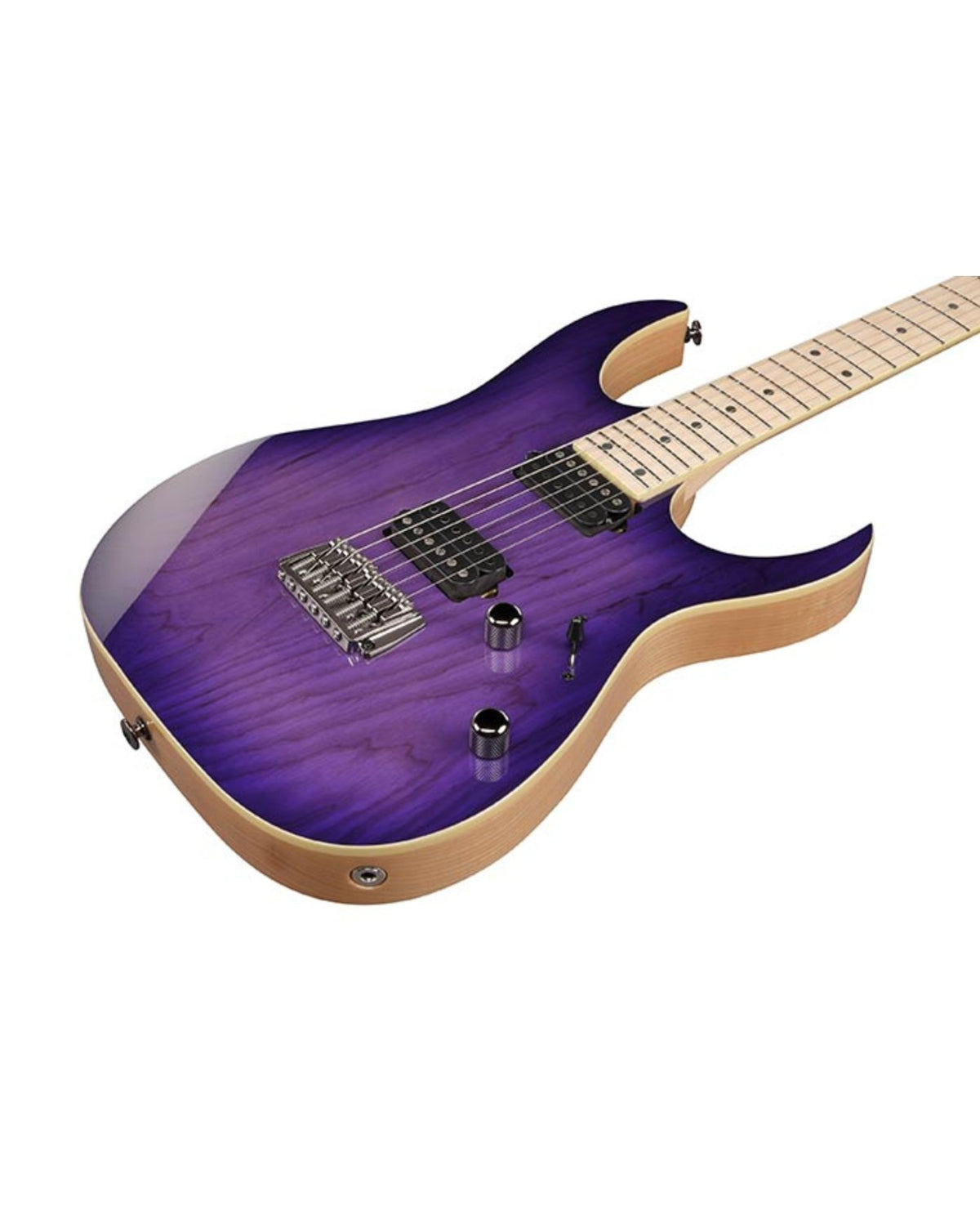 Ibanez RG652AHMFX RG Prestige Series Electric Guitar, Bound Birdseye Maple Fretboard, Royal Plum Burst
