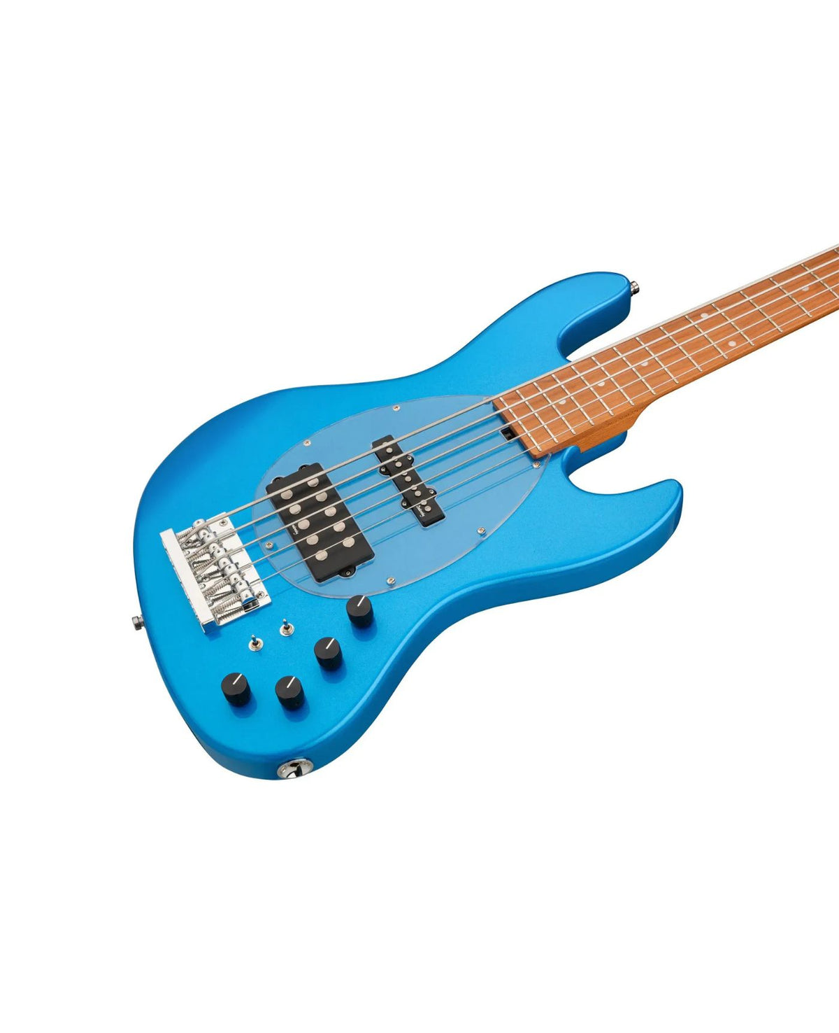 Sadowsky MetroExpress 21-Fret Vintage M/J Bass, Roasted Maple Fingerboard, 5-String - Solid Ocean Blue Metallic High Polish