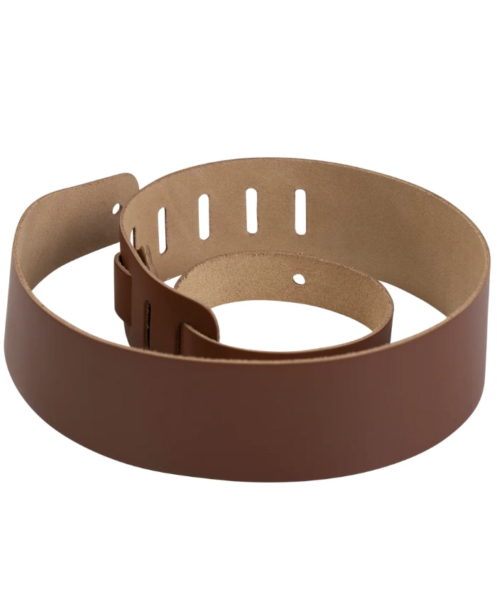 Levy M26-WAL Streamline Leather Guitar Strap - Premium Walnut Finish