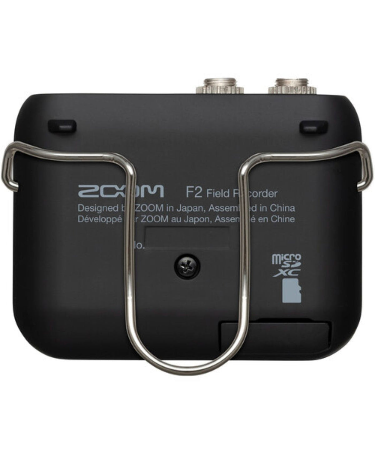 Zoom F2 Ultracompact Portable Field Recorder with Lavalier Microphone - Black