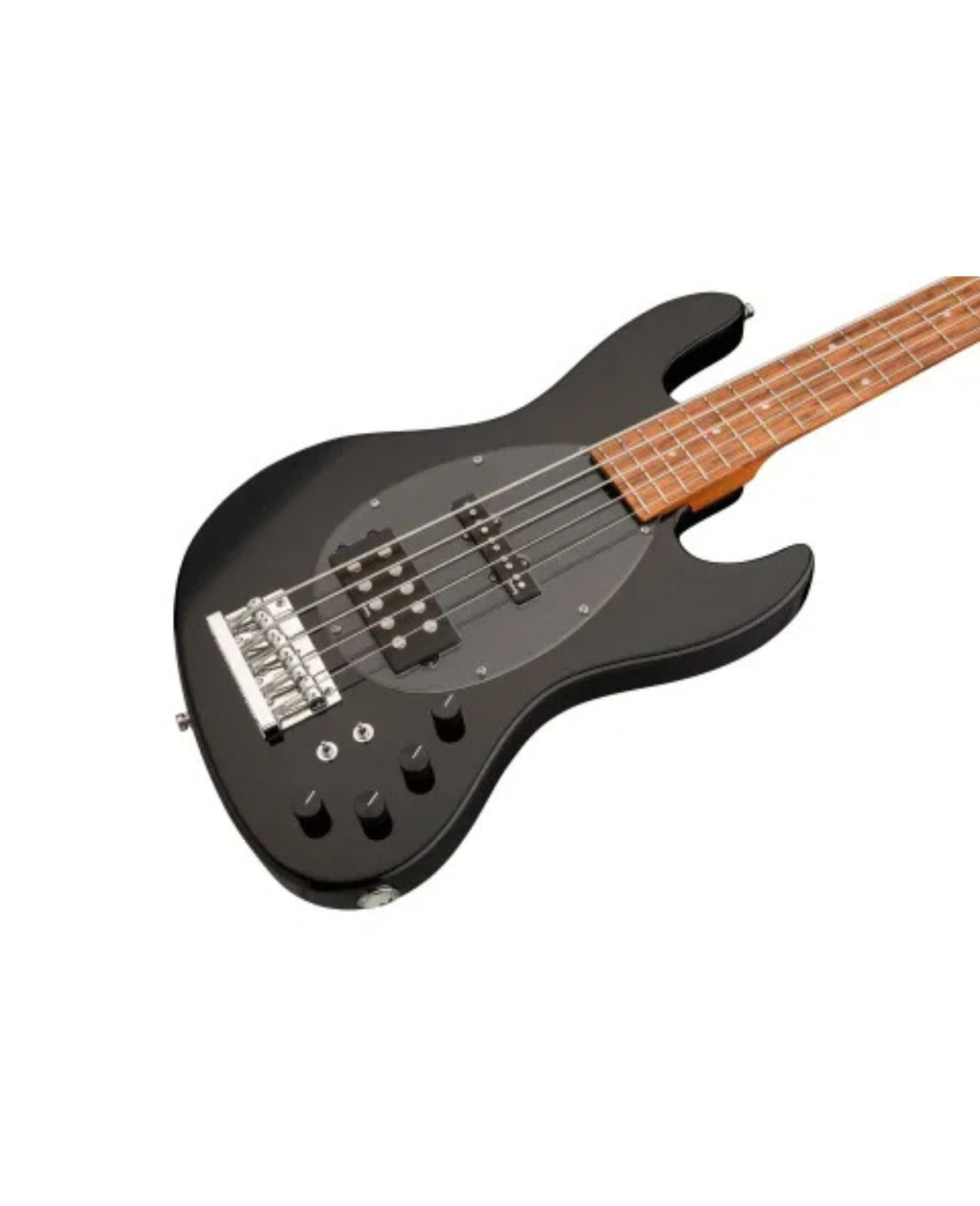 Sadowsky MetroExpress 21-Fret Vintage M/J Bass – Roasted Maple Fingerboard – 5-String – Solid Black High Polish