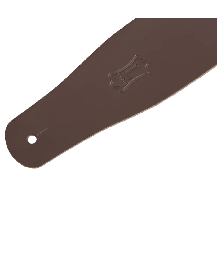 Levy M26-BRN Streamline Leather Guitar Strap - Brown Finish