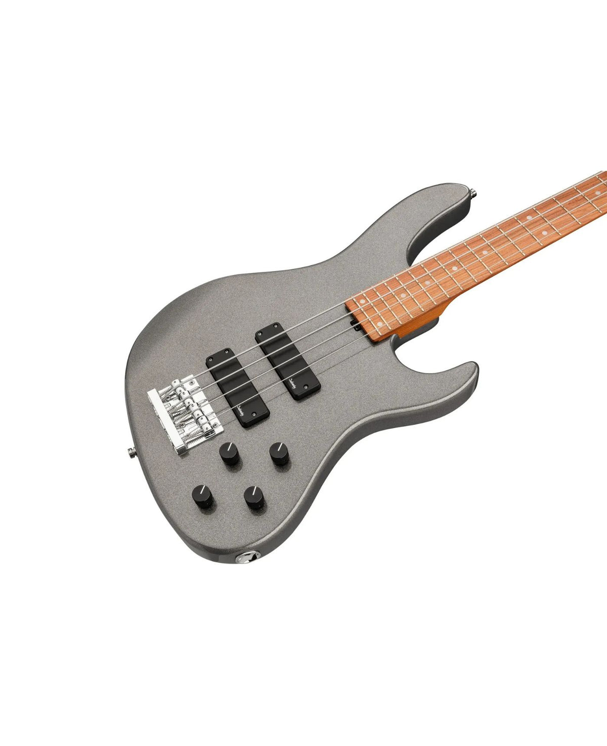 Sadowsky MetroExpress 24-Fret Modern Bass, Morado Fingerboard, 4-String – Solid Silver Metallic High Polish