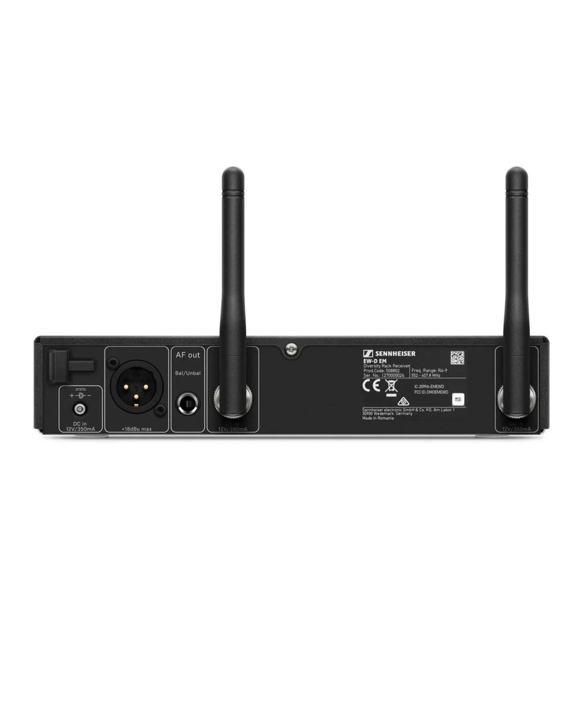 Sennheiser EW-D SKM-S Base Set (S1-7) – Wireless Handheld System Without Capsule, 606.2–662MHz