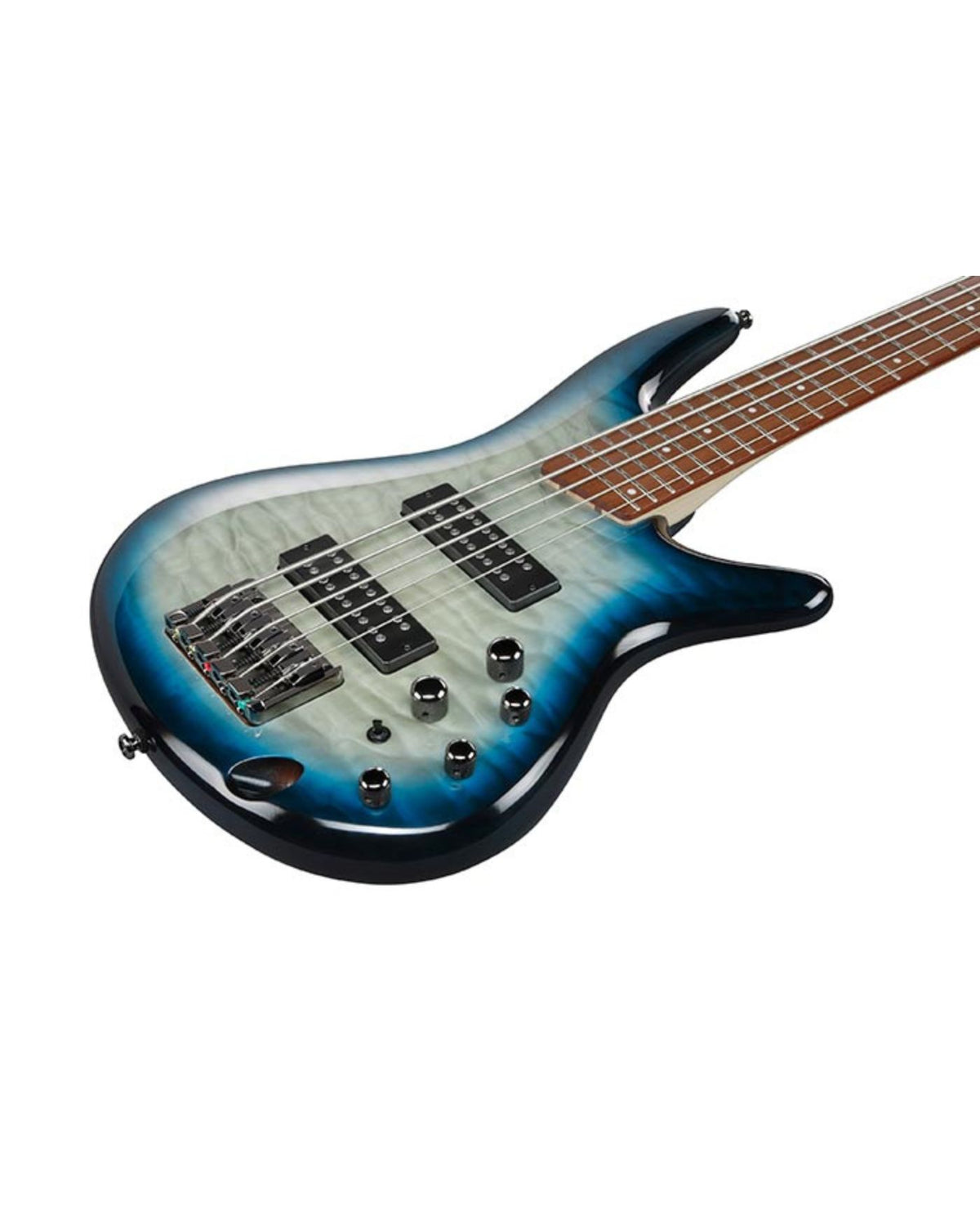 Ibanez SR405EQM Standard 5-String Bass Guitar - Stained Cosmic Blue Starburst