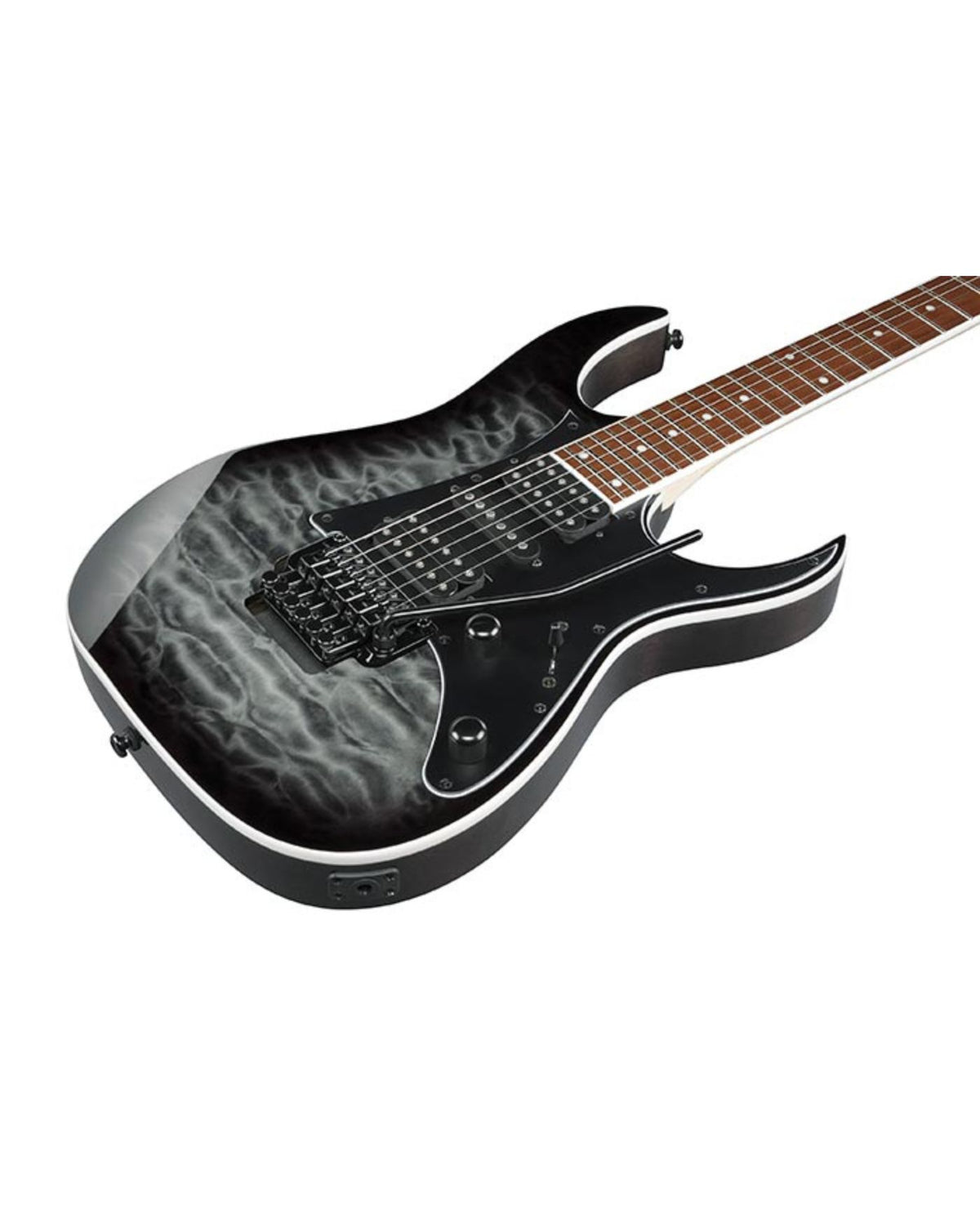 Ibanez RG450QMB Solidbody Electric Guitar, Transparent Gray Burst