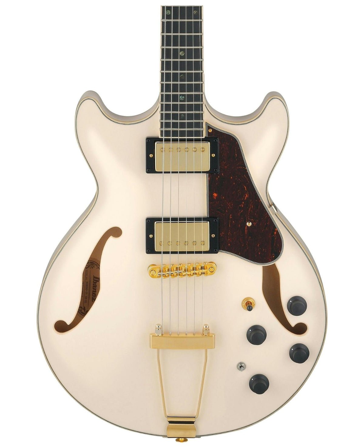Ibanez AMH90-IV Artcore Expressionist Hollowbody Electric Guitar - Ivory