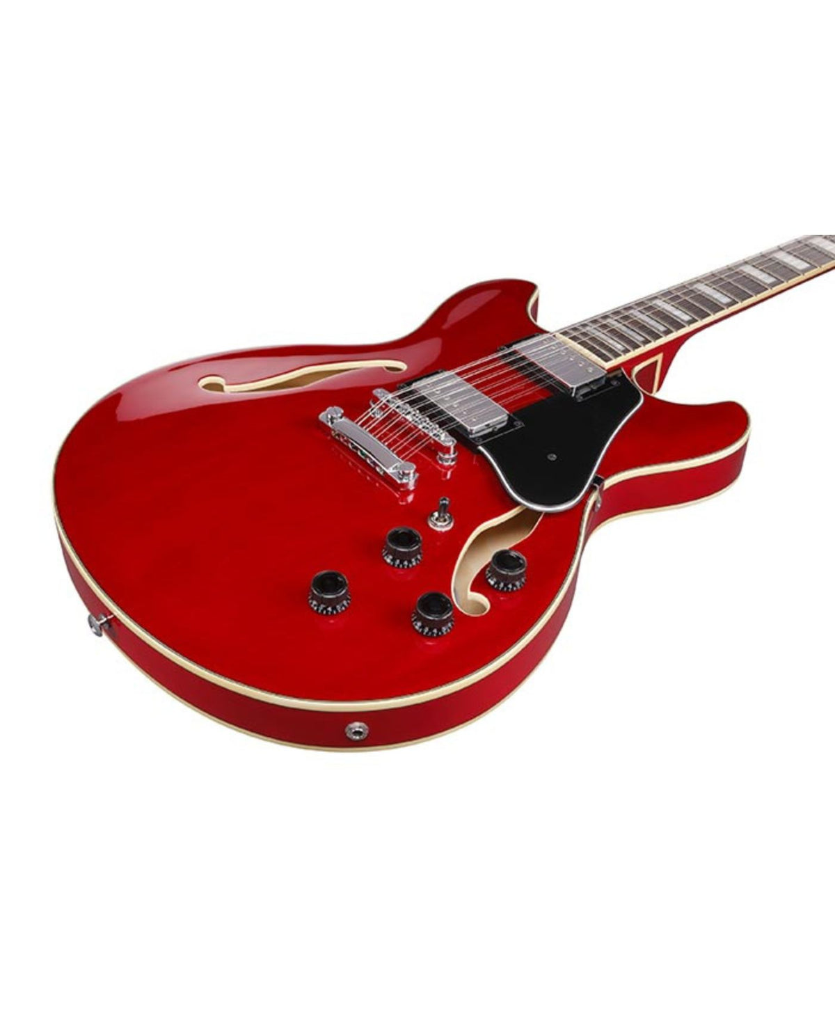 Ibanez AS Artcore AS7312 12-String Electric Guitar – Transparent Cherry Red