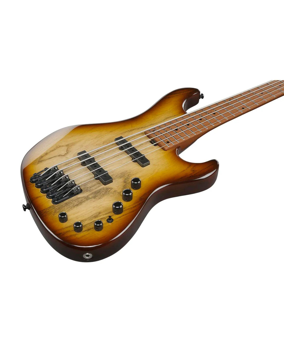 Ibanez MDM Mode Series MDM1305 5-String Electric Bass Guitar Natural Stained Amber Burst