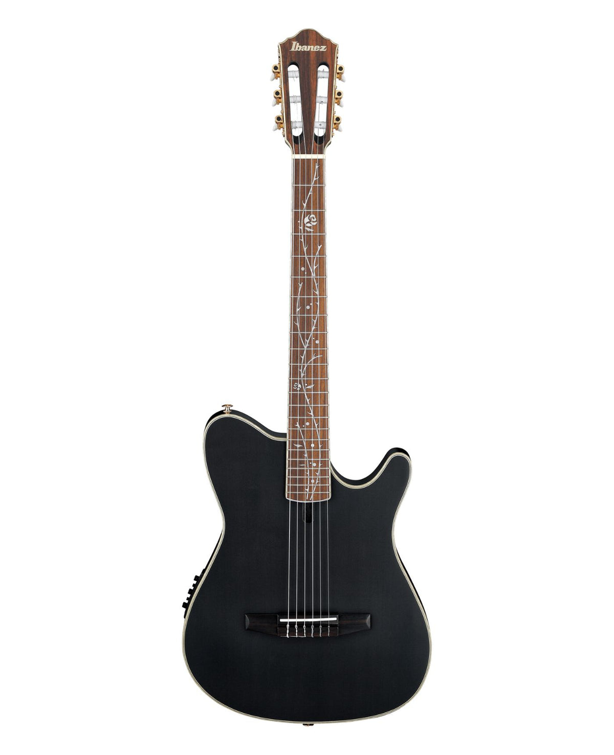 Ibanez TOD10N Tim Henson Signature Nylon Acoustic-Electric Guitar - Transparent Black Flat