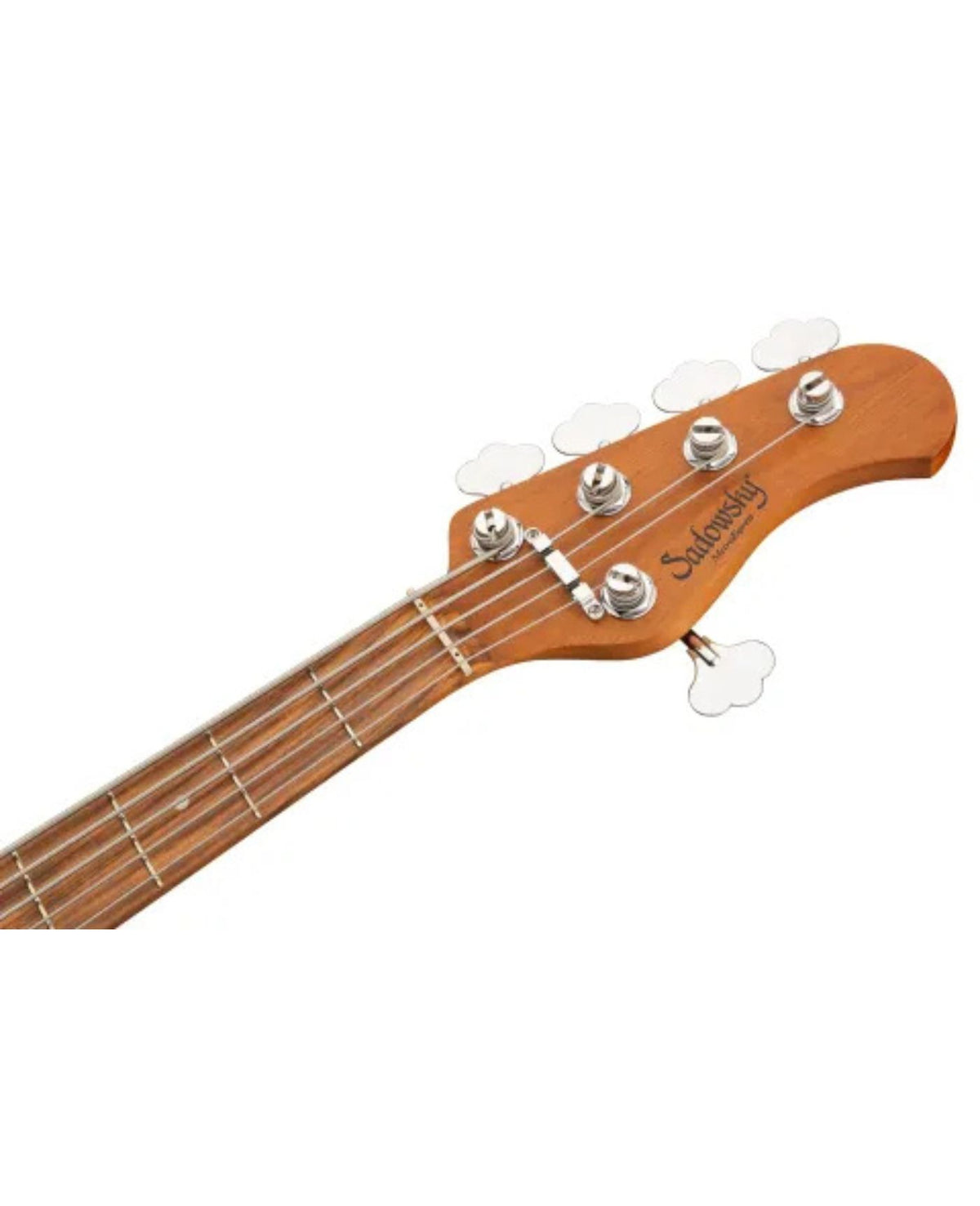 Sadowsky MetroExpress 21-Fret Vintage M/J Bass – Roasted Maple Fingerboard – 5-String – Solid Black High Polish