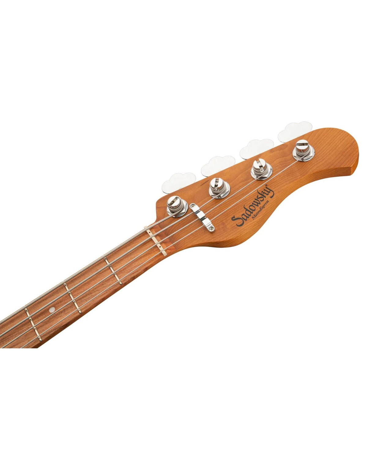 Sadowsky MetroExpress 24-Fret Modern Bass, Morado Fingerboard, 4-String – Solid Silver Metallic High Polish