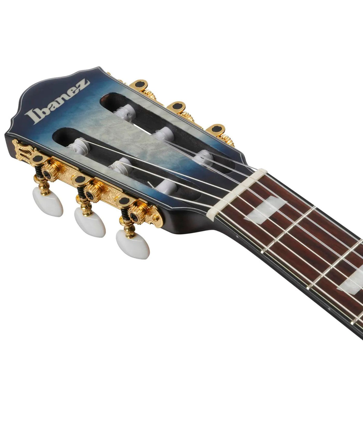 Ibanez FRH Series FRH20QMN Acoustic Electric Guitar - Cosmic Blue Starburst
