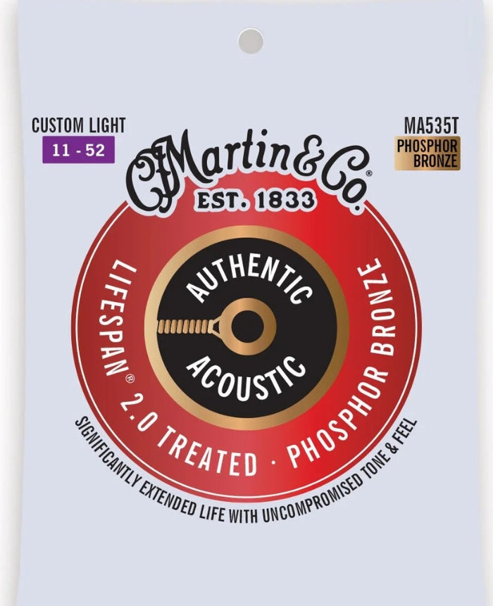 AUTHENTIC ACOUSTIC LIFESPAN® 2.0 PHOSPHOR BRONZE (11-52)