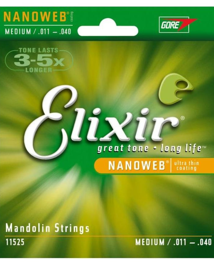 Elixir Mandolin Strings Medium .011 - .040