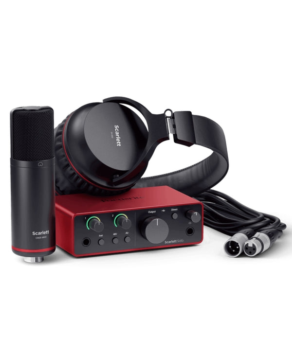 【Gen4】Focusrite Scarlett Solo Focusrite Scarlett Solo Studio 4th Generation - Guitar Gallery