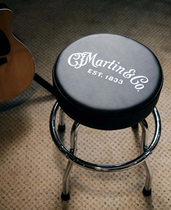 MARTIN Chrome Bar Stool - Guitar Gallery MARTIN Chrome Bar Stool - Guitar Gallery