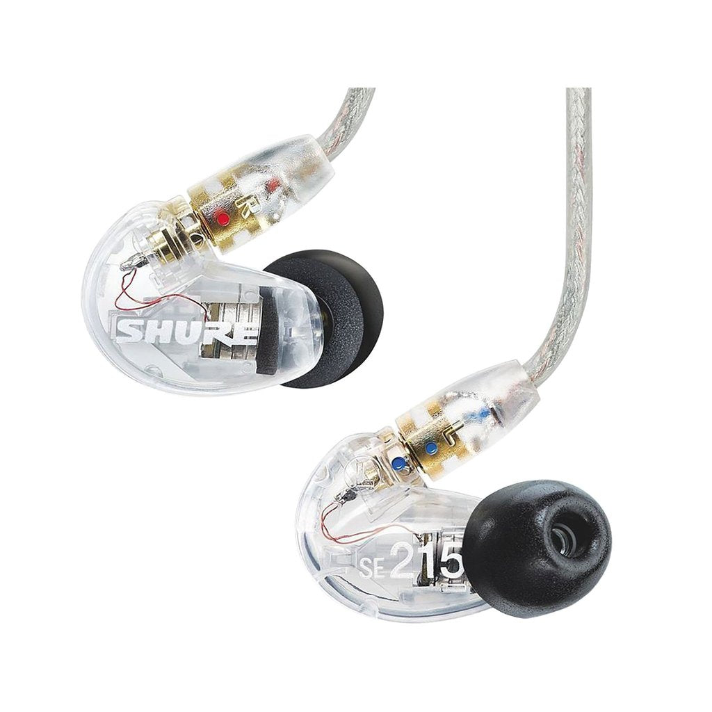 Shure SE215-CL-EFS Pro Sound-Isolating Earphones (Clear)