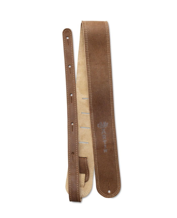 Martin Distressed Ball Glove Guitar Strap (Light Brown)