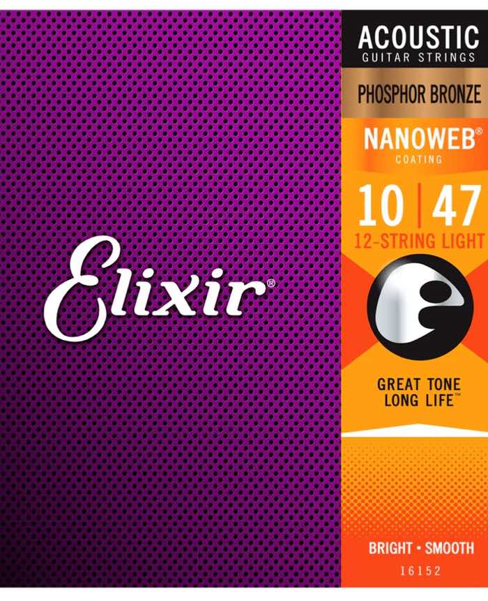 Elixir Phosphor Bronze 10-47 (12-String)