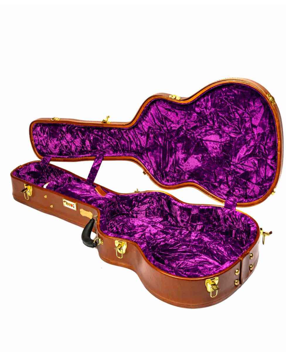Cedar Creek OM Guitar Case - Leather