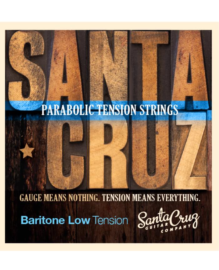 Santa Cruz Parabolic Tension Strings – DADGAD Low Tension
